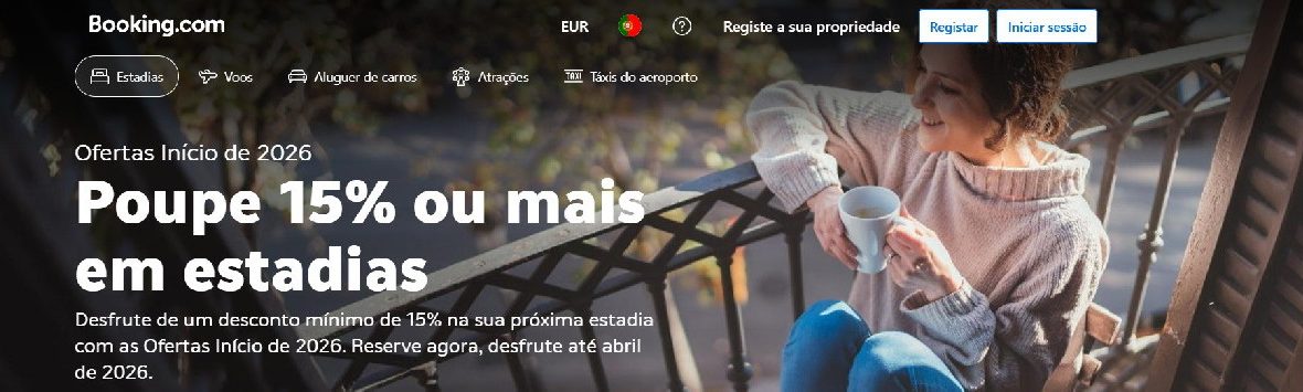 Poupe 15% ou mais em estadias